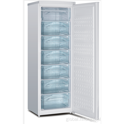 China Upright Freezer Single Door Freezer Defrost Refrigerator Factory